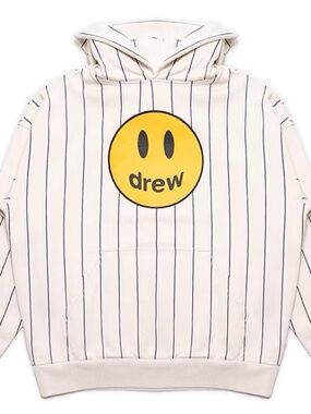 Drew House mascot hoodie navy pinstripe